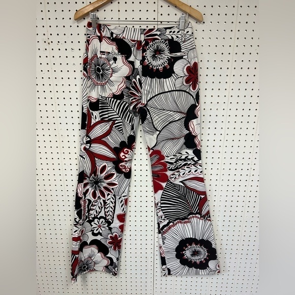 Dolce & Gabbana Floral Print Wide Leg Jeans - Picture 3 of 6